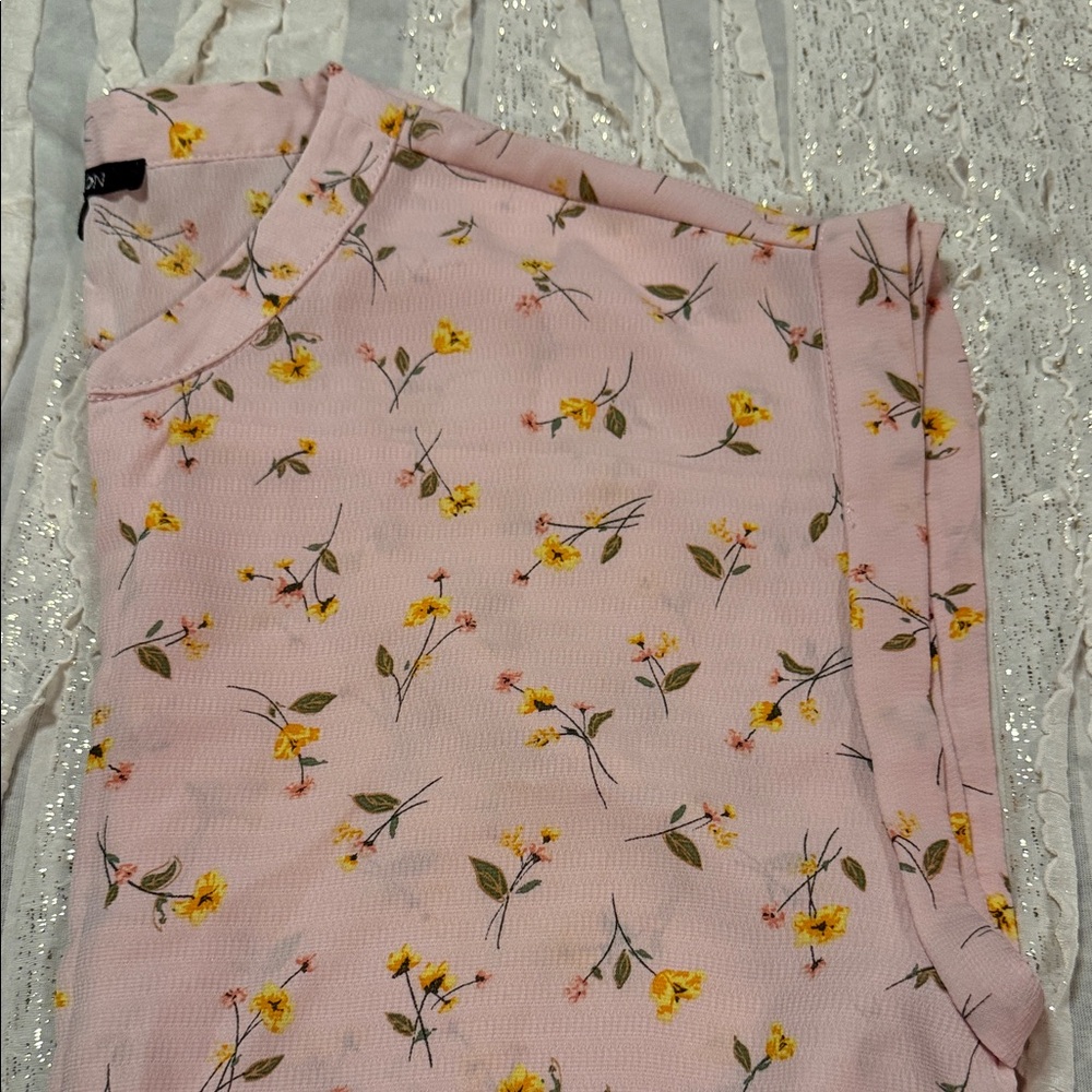 Papermoon Light Pink Floral Top - Picture 6 of 6
